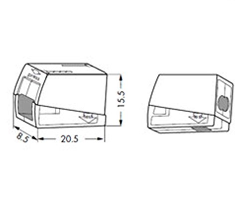 Onvas 100pcs auto terminal for elcetric connector, G45 crimp loose pins loose terminals DJ9007A - (Color: 500pcs)