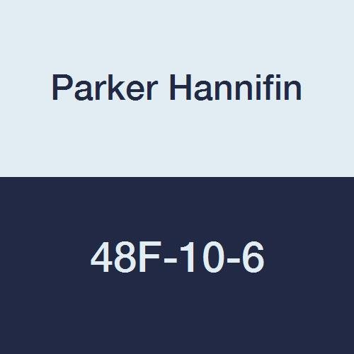 Parker Hannifin 48F-10-6 Brass Male Connector, 45 Degree Flare Fitting, 5/8" Flare Tube x 3/8" Male Thread
