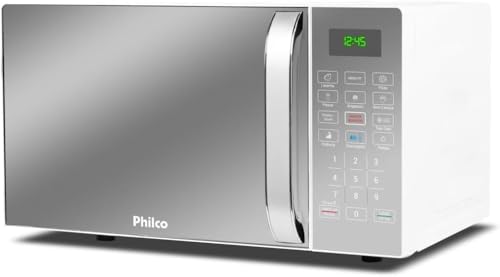 Microondas 20 Litros Philco PME25 1100w Limpa Fácil Espelhado (110,