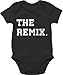 Shirtracer Partner-Look Familie Baby - The Original The Remix Kind - 6/12 Monate - Schwarz - Baby Strampler The Remix - BZ10 - Baby Body Kurzarm für Jungen und Mädchen