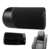 Genérico Car Neck Pillow - PU Leather Headrest Cushion for Driving Seat | Lightweight 80g Neck Support Pillow, Ergonomic Headrest with Breathable Design, Universal Fit for Most Car