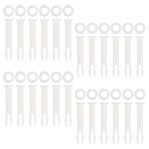 Genérico Pasadores de Piscina de Plástico 24 Piezas 2,36 Pulgadas 12 Unidades por Set 2 Sets Repuestos Duraderos para Marco de Piscina de Marco Accesorios para Mantenimiento