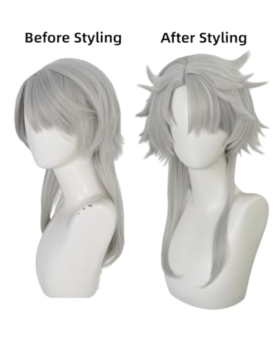 Image of Anime Wigs for Siya Cosplay Wig - Devil Resistant Synthetic Wig for Role Play with Wig Cap for Festival,Costume Party