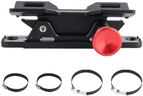 AUFER Universal Aluminum Adjustable Quick Release Roll Bar Fire Extinguisher Mount Holder With 8 Clamps For Jeep 812209