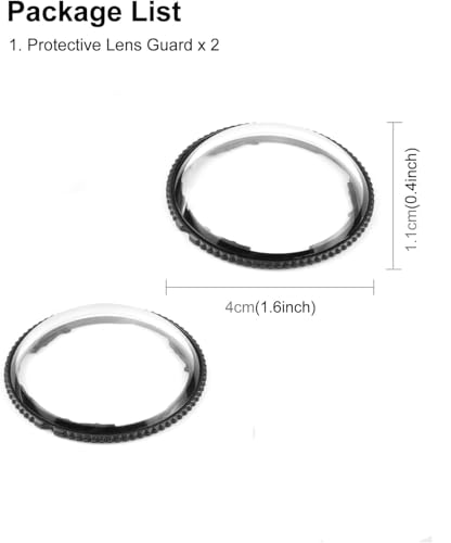 Image of SHOPEE 2Pcs Lens Guard for Insta 360 X4 Camera Lens Protector|Scratch-Resistant Protective Lens Cover|High-Transparency Optical Coated Cap|Insta 360 X4 Camera Accessories
