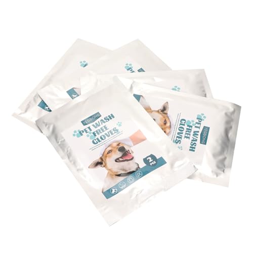 RiToEasysports Pet Cleaning Gloves, OdorFree & Soft Material