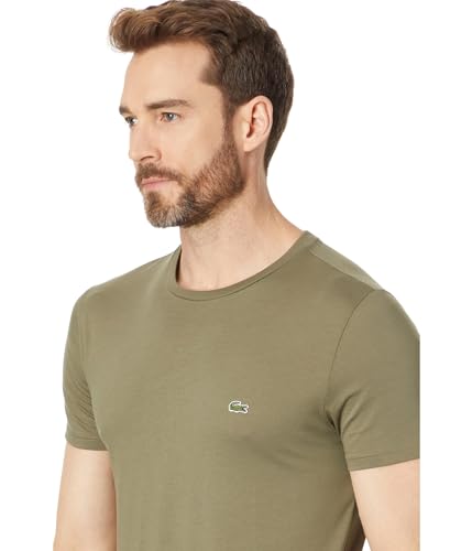 Image of Lacoste Men's Short Sleeve Pima Jersey Crew Neck Tee