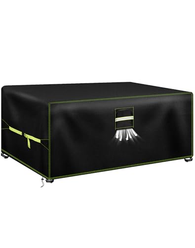 Patio Furniture Covers 98x79x28 in, Heavy-Duty 600D Oxford