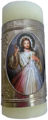 Easter Lent Paschal Candle 3.5"x1.5" Divine Mercy Set of 12 Pcs