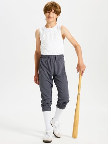 DEVOROPA 2T/3T/4T/5T to Big Kids Youth Boys Baseball Pants Girls Softball Fast Pitch Tee Ball Practice Pants Pockets4
