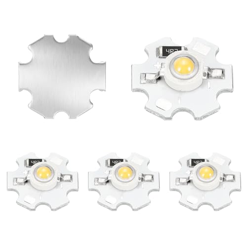Image of VIAPUICE 3535 High Power LED Chip with Aluminum Plate White 4000-4500K-5pcs