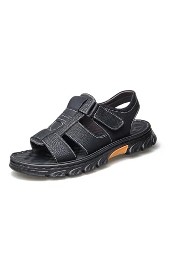 Kervaky Men's summer breathable sandals, beach shoes, comfortable casual sandals, wear-resistant and non slip, fashionable and trendy