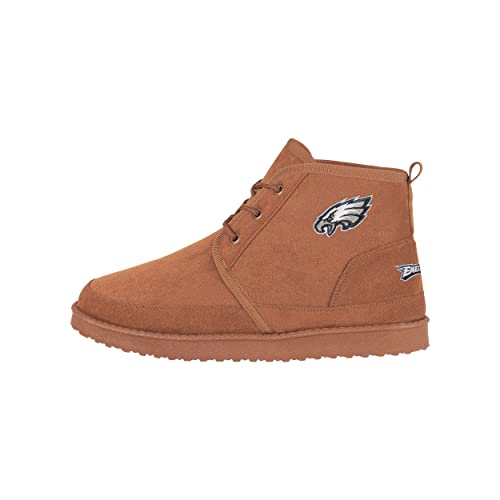 FOCO Philadelphia Eagles NFL Mens Team Logo Sherpa Lined Boot - 12