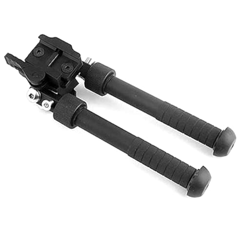 Bipied Unique Rotatif à 360°, Hauteur réglable, pour fusils, bâtons de tir Portables Pliables et Amovibles Rapidement pour fusils de Chasse S