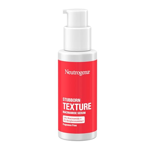 Kenvue Neutrogena Stubborn Texture Resurfacing Serum With 10% Niacinamide & 4% Neoglucosamine designed for Acne-Prone, Improves Uneven Skin Tone & Refines Texture, Fragrance-Free, 1 fl. oz