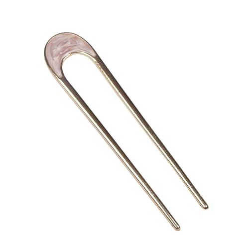 U 字型ショート ディスク ヘアピン - ヴィンテージ メタル ヘアスタイル ヘアスティック | U字型ツイストヘアピン 女性用 ポータブル 多目的バレッタ メタルガールズヘアスタイルアクセサリー 女性 ガールズ メンズ 全年齢向け