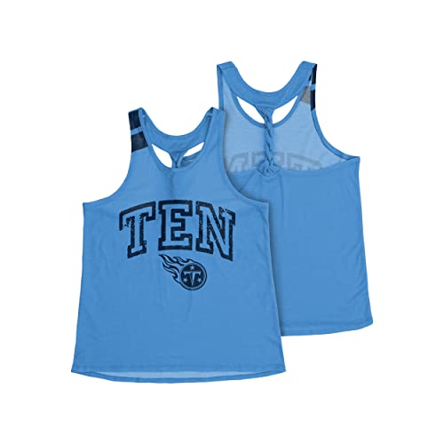 FOCO NFL Tennessee Titans Womens Team Twist Tank Top ShirtTeam Twist Tank Top Shirt, Team Color, Medium