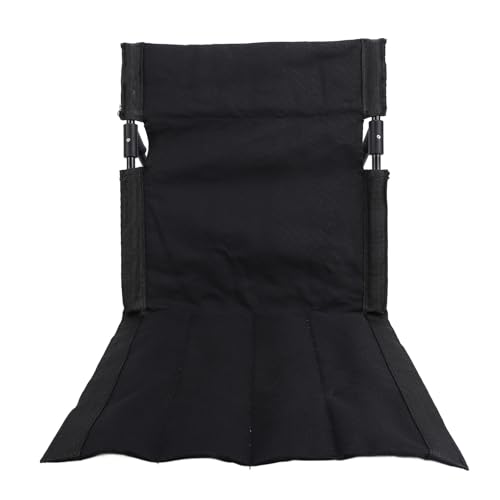 Fockety Sedia a Sdraio da Spiaggia Pieghevole, Comoda Panno Oxford Sedia a Sdraio Pieghevole per Esterni Sedia a Sdraio Pieghevole Portatile Migliorata per Prato Giardino Campeggio (BLACK)