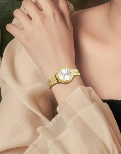 Image of OLEVS Women Watches Diamond Fashion Dress Elegant with Date Ladies Watch | Original Import Dress Gift,Diamond,Easy to Read Chronograph women's Watch