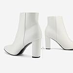 DREAM PAIRS Women's Chunky Heel Ankle Booties Pointed Toe Short Boots - Image 4
