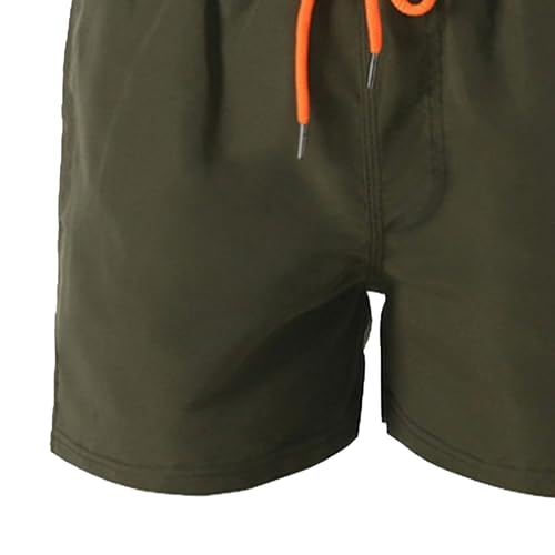 Men Classic Comfy Drawstring Short Pant Elastic Waist Outdoor Four-Corner Shorts Summer 5 Point Sport Beach Pants2