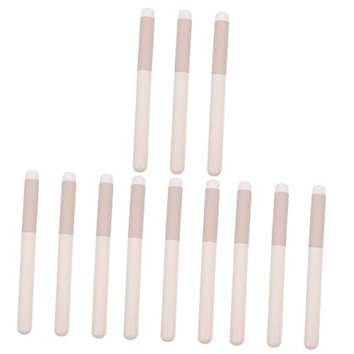 Brochas de maquillaje facial DOITOOL y aplicadores de labios para cosméticos de mujer, 12 piezas