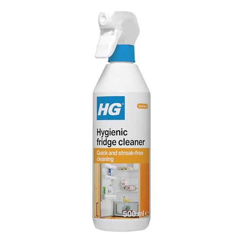 HG Hygienic Fridge Cleaner, Interior Refrigerator Cleanser & Odour Neutraliser, for Streak Free Shine with No Residue – 500ml Spray (335050106)
