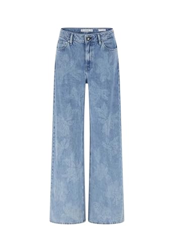 Jeans Wide Leg GUESS Femme en coton pour affiner la silhouette W6RA82D3Y0H