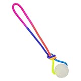 Palla Luminosa Per Cani Con Corda - Giocattolo Da Recupero In Resistente Per Masticatori Aggressivi | Rimbalzo Elevato Per Esercizi E Allenamento | Palla Luminosa Per Cani Di Piccola, Media E Gr