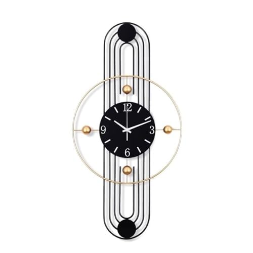 Horloge murale silencieuse grand salon maison style contemporain