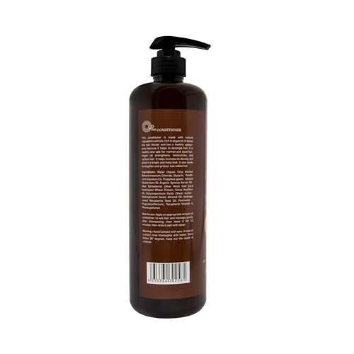 Argan Oil Repairing Conditioner, Sulfate-Free Moisturizing & Strengthening Formula with Argan, Macadamia, Almond Oils - Image 3