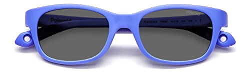Polaroid Kids Pld K006/S 789 Lilac Sunglasses Kid Rubber, Rectangular, 44 - 5