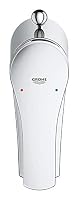 GROHE Eurosmart, Waschtischarmatur, wassersparend (Wasserhahn für das Bad, Badarmatur mit Zugstangen-Ablauf, 15cm hoch, einfache Installation am Waschbecken), chrom, 33265002 – Ansicht 3