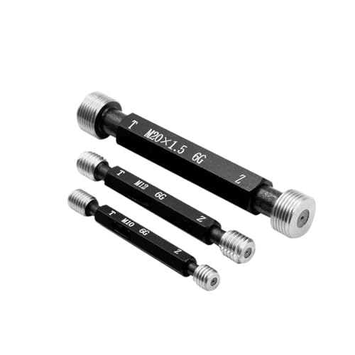 1PCS 6G M0.8-M30 Steel Mer-cury Gage Metric Standard Teeth Thread Plug Gauge Wholesale M1M4M6M8M10-M30 Measure Tool(M1.7X0.35-6G) miniatura 5