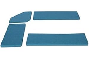 4 Piece Vintage Blue Cushion Set for Your Breakfast Nook (Nook NOT Included)