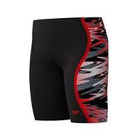 Speedo Hyperboom Splice Jammer für Jungen, Schwarz, 10