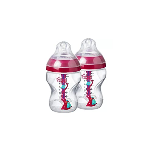 Mamadeira Tommee Tippee Advanced Anti-cólica 90Z/260ml 2 Un. Rosa - 522818, Multilaser, Rosa