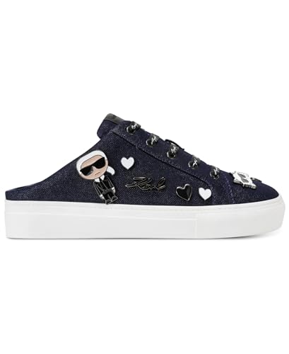 Image of Karl Lagerfeld Women's Cambria Slip on Sneaker Mule with Pins
