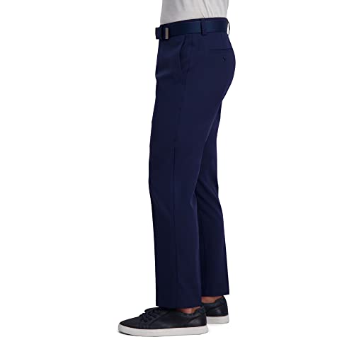 Image of Haggar Men's Cool Right Performance Flex Straight Fit Flat Front Pant
