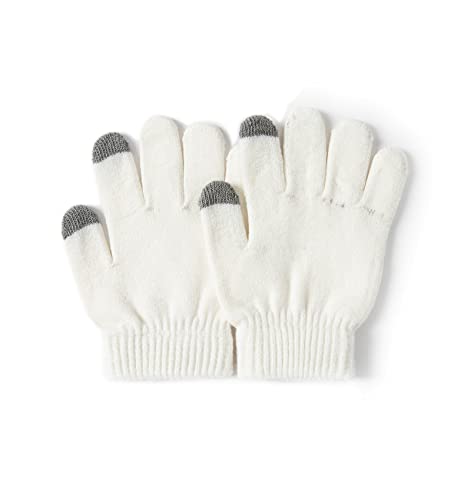 Lallier 3Pcs Kids Hat Scarf and Snow Gloves Set, Winter Knit Warm Soft Pom-Pom Beanie Outdoor for Boys Girls and Toddlers4