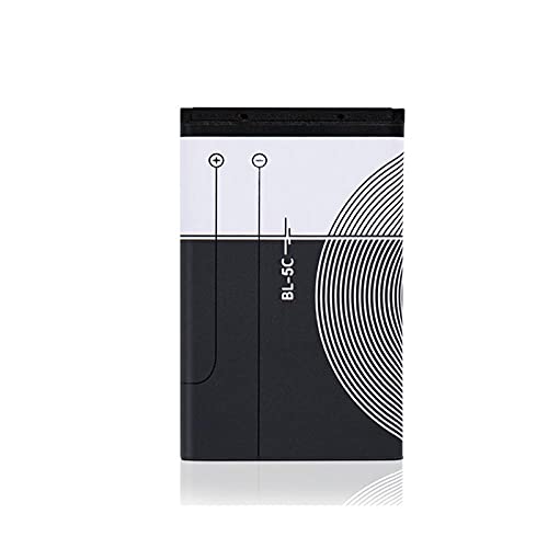 SBKWIW 1PCS BL5C BL-5C BL 5C 3.7V Lithium Polymer Phone Battery for Nokia 1100 1110 1200 1208 1280 1600 2600 2700 3100 3110 5130 6230
