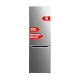 Wonder Frigorífico Combi Inox, 2 Puertas WC185603ENFX, Capacidad 293 Litros, No Frost, Multi Air Flow, Bajo Nivel Sonoro, Puerta Reversible, Clasificación Energética E