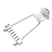 Alnicov 6 String Guitar Trapeze Tailpiece Bridge，for Jazz Archtop Guitar Replacement Chrome