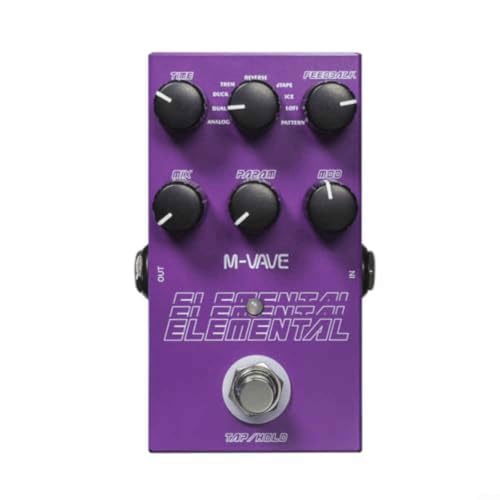 For M-VAVE Guitar Pedal Reverb Innovation Unique Sound 9 Reverb Effects - TAP HOLD Mode Support