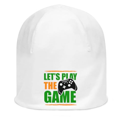 Bonnet unisexe fin en coton blanc idéal pour vos sessions gaming et sorties