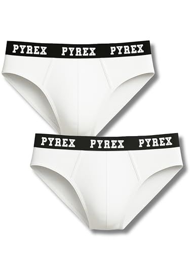 ✅ STILE PULITO E DESIGN ESSENZIALE Il look sobrio delle mutande cotone uomo Pyrex, con logo discreto e linee pulite, rende questi slip perfetti anche sotto abiti aderenti. Le mutande uomo bianche o nere si adattano a ogni outfit con discrezione ed eleganza.