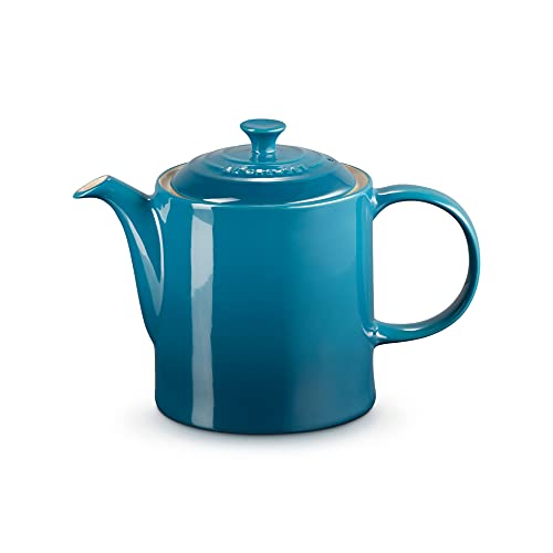 Le Creuset Grand Teapot, Stoneware, 1.3 litres, Serves 4 Cups, Deep Teal, 70703136420000