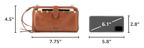 Image of The Sak Iris Smartphone Crossbody Purse - Small Women's Cellphone Bag & Wallet For Everyday- Convertible Wristlet With Zipper