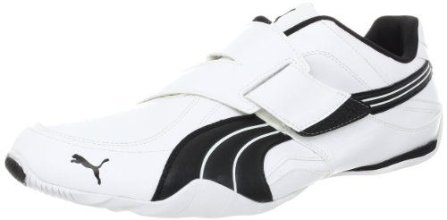 PUMA Men's Attaq Sneaker, White/Black, 13 D US