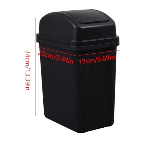 Cubo de basura de cocina de 13 galones con tapa oscilante 5